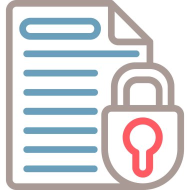 belge simgesi vektör illüstrasyonu