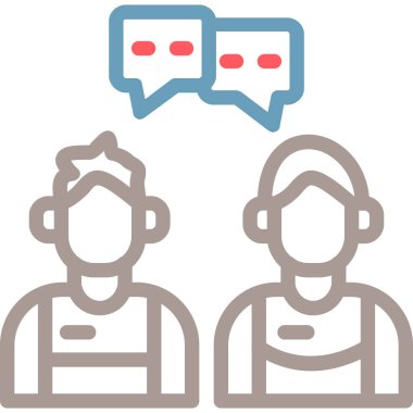 Müşteri servisi. Basit resimleme