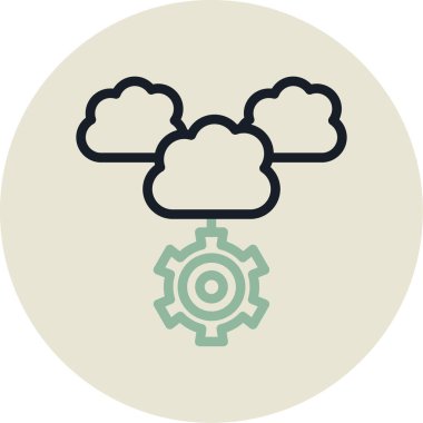 Bulut hesaplama. Web simgesi