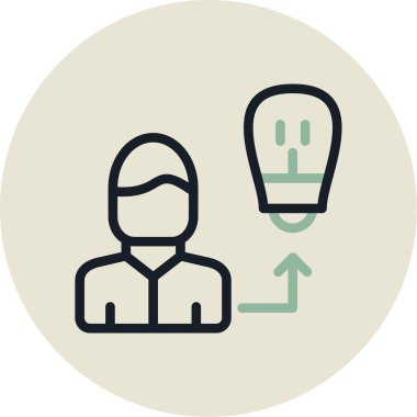 seo modern simgesinin vektör illüstrasyonu