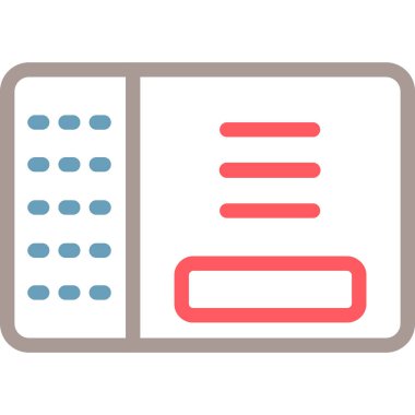 veri sunucusu simgesi, vektör illüstrasyonu