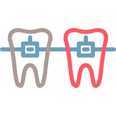 diş bakımı vektör simgesi