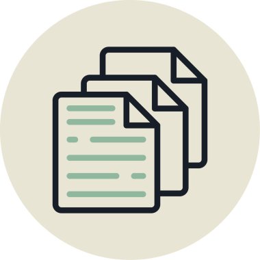 dosya biçimi simgesi, vektör illüstrasyonu