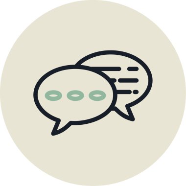 Konuşma baloncukları simge resmetme sembolü