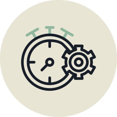 Teçhizat Web simgesi basit illüstrasyon