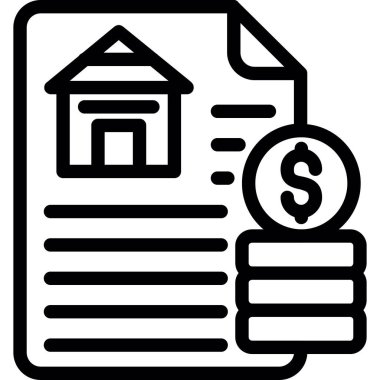 Kredi kredi simgesi ana hatlarıyla