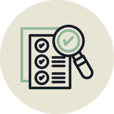 Görev Analizi Çemberi, Vektör İllüstrasyonu