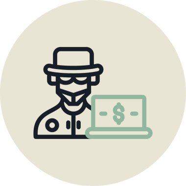 para düz ikon vektör illüstrasyonu