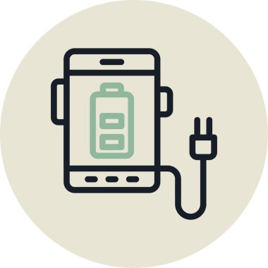 Mobil simge vektör çizimi yükleniyor