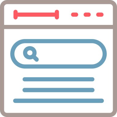 seo modern simgesinin vektör illüstrasyonu