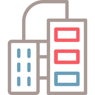 kutu simgesi, vektör illüstrasyonu