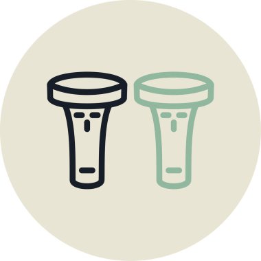 Krem simgesi, vektör illüstrasyonu