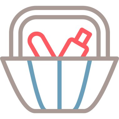 Kova. Web simgesi basit illüstrasyon