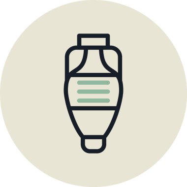 Modern lambanın vektör simgesi, ampul