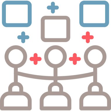 İş ikonu. vektör konsepti çizimi.