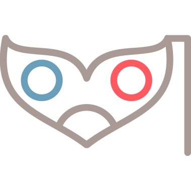 Göz simgesi vektör illüstrasyonu