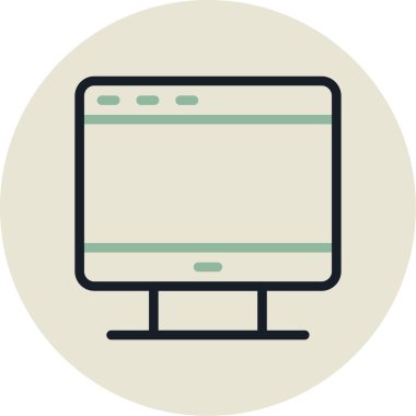 izleyici simgesi modern vektör illüstrasyonu