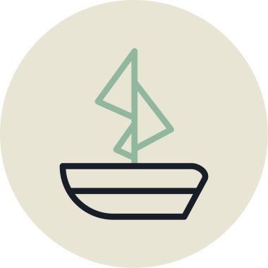 Bitki. Web simgesi basit tasarım