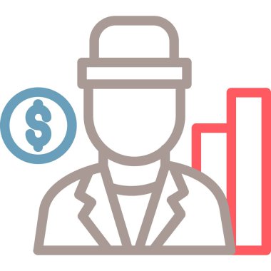 Dolar. Web simgesi basit tasarım