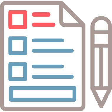 liste vektör simgesi modern basit illüstrasyon