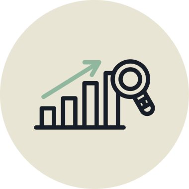 seo modern simgesinin vektör illüstrasyonu