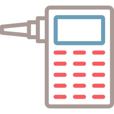 cep telefonu ikonu vektör illüstrasyonu