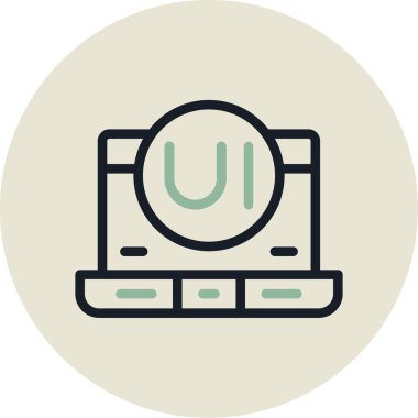 modern simge vektör illüstrasyonu