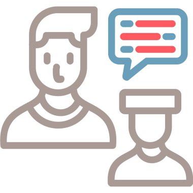 iş insanlar toplantı simgesi