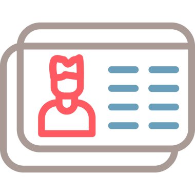 İş. Web simgesi basit illüstrasyon