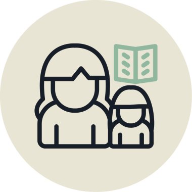İnsanlar. Web simgesi basit illüstrasyon