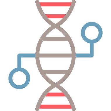 Bilim ve tıbbi çizgi vektör simgesi.