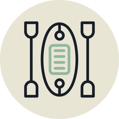 Modern bir simgenin vektör illüstrasyonu