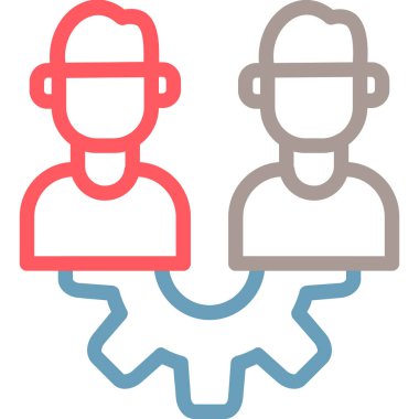 iş simgesi vektör illüstrasyonu