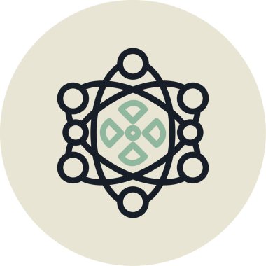 Güzel bir süsün vektör çizimi
