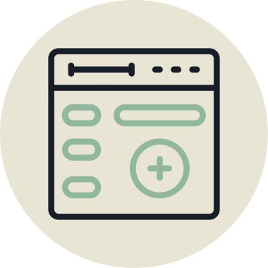 seo modern simgesinin vektör illüstrasyonu