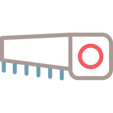 Saç kremi düz vektör simgesi