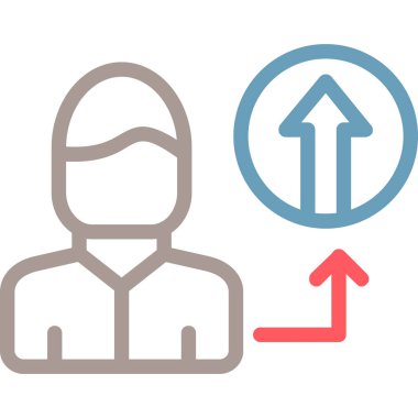 iş ve finans satırı vektör simgesi.