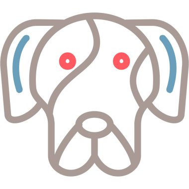 hayvan başlı köpek simgesi