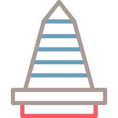 Plaj simge vektör çizim