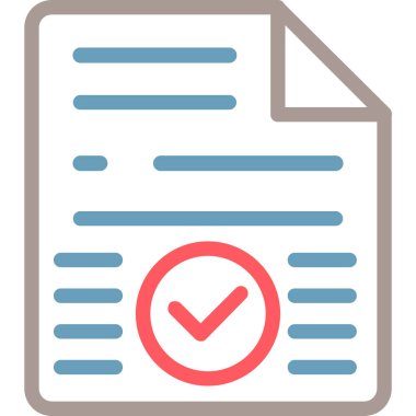 işaret simgesini işaretle, vektör illüstrasyonu