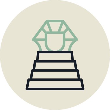 Modern eğitim ikonunun vektör illüstrasyonu