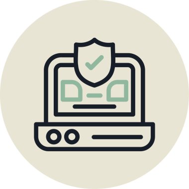 Web simgesi vektör illüstrasyonu