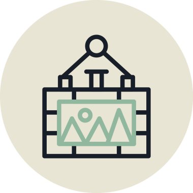 Modern eğitim ikonunun vektör illüstrasyonu