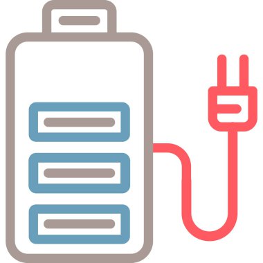 Pil. Web simgesi basit illüstrasyon