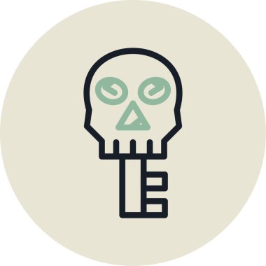 kafatası simgesi modada izole edilmiş arkaplan