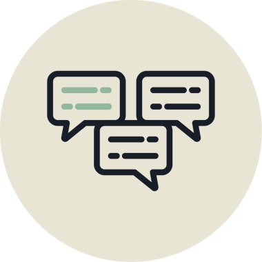 Modern simgenin vektör illüstrasyonu