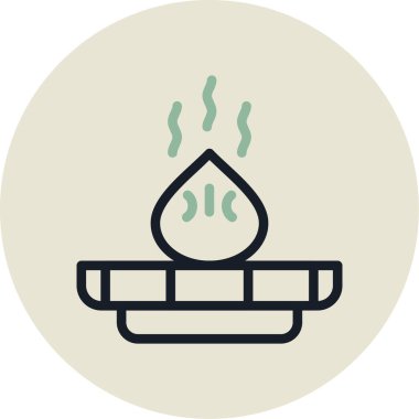 Modern simgenin vektör illüstrasyonu