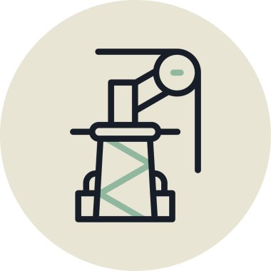 Lamba simgesinin vektör illüstrasyonu