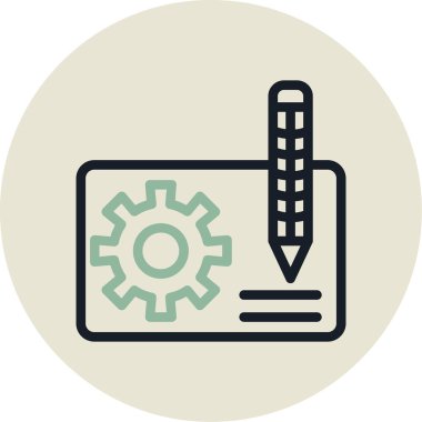 seo modern simgesinin vektör illüstrasyonu