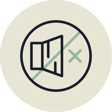 Simge, vektör illüstrasyonunu sil